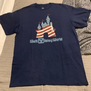 Disney Parks Patriotic Castle T-Shirt